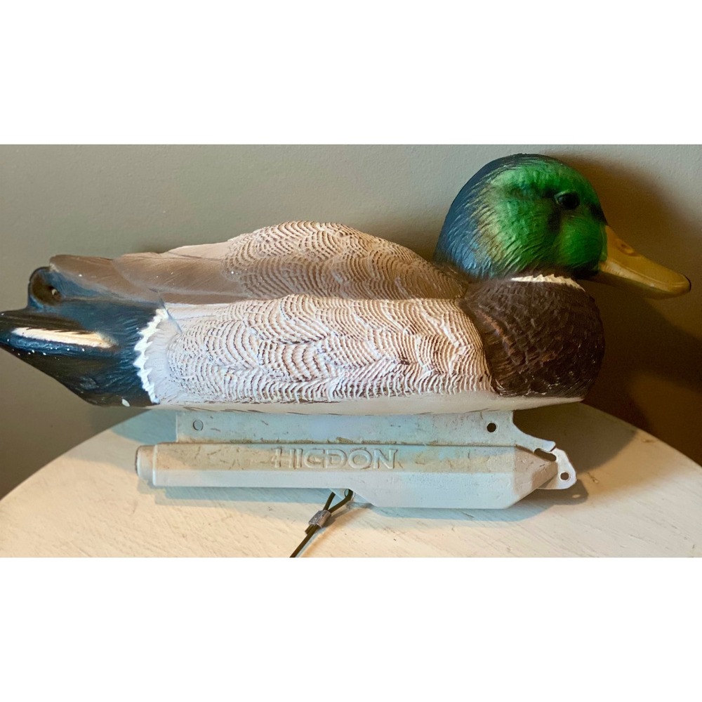 Higdon‎ Mallard Duck Decoy Standard Heated Hunting Waterfowl Green Head